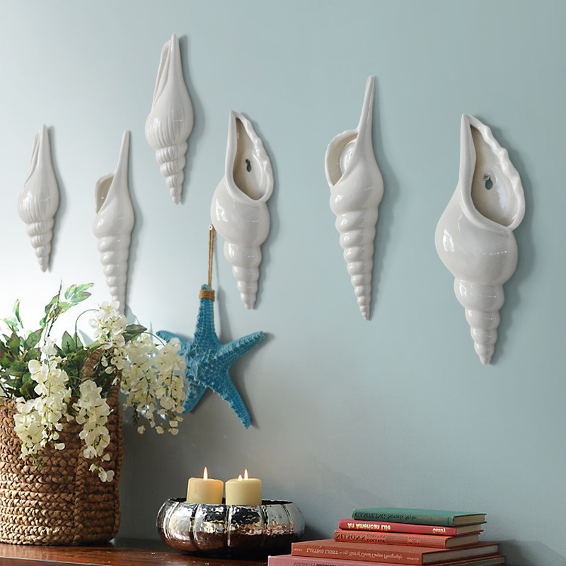 Three-dimensional Conch Wall Decor
