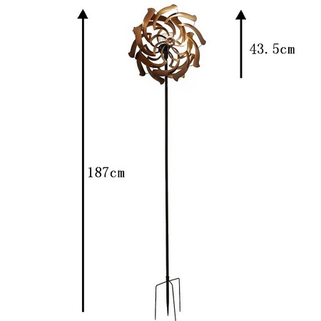 Metal Wind Spinners for Yard and Garden Decor Outdoor