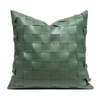 Green Braided Pillow/PU 