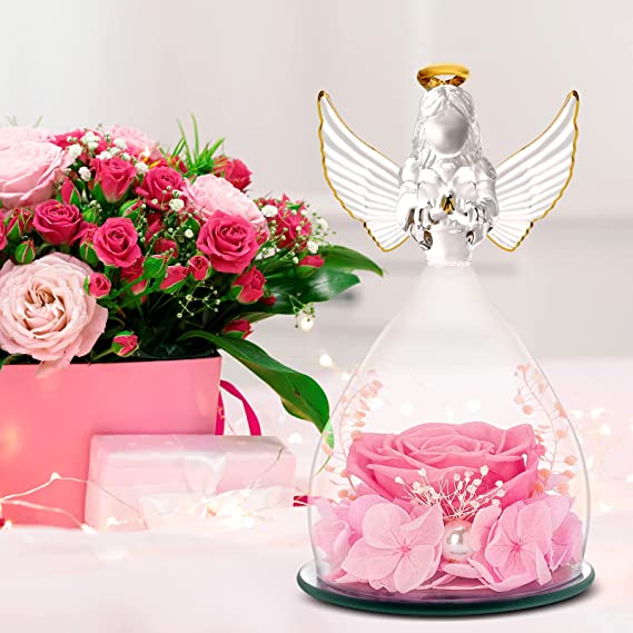 Eternal Angel Rose Preserved Flowers Gifts for Women