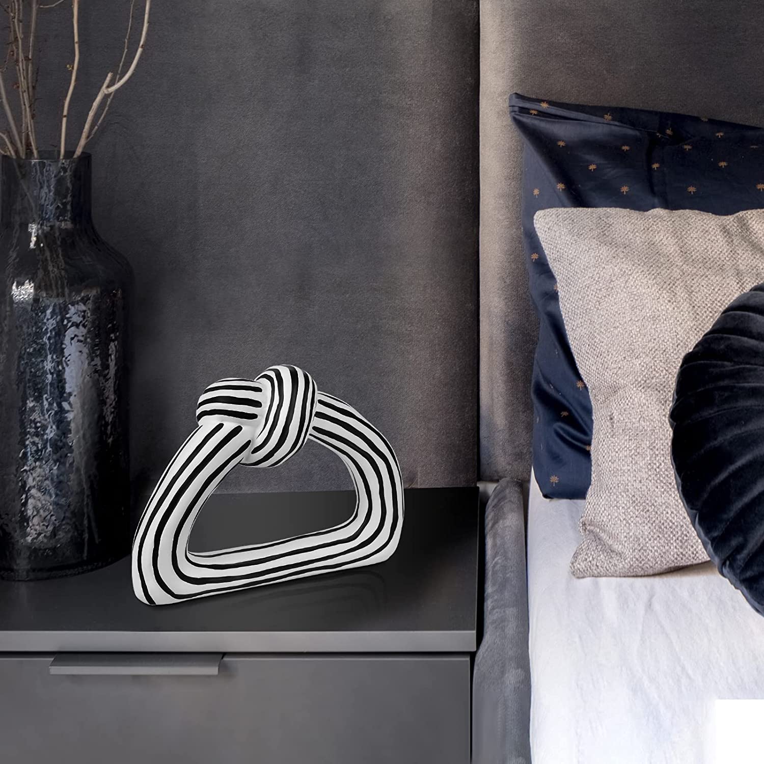 Aesthetic Home Decor Modern Accents Knot Statue