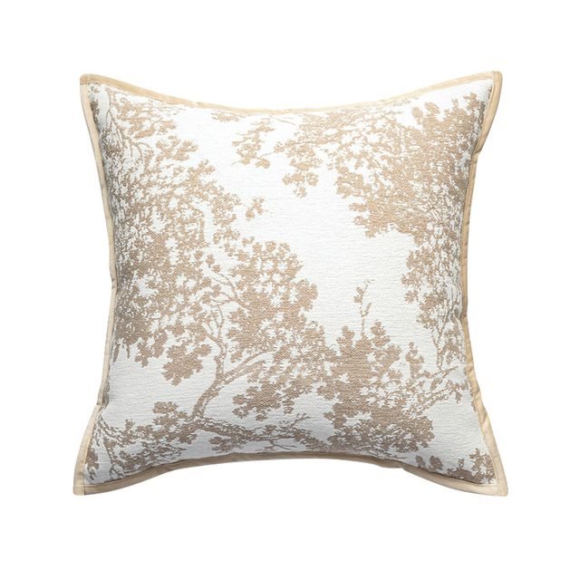 Beige Light Luxury Throw Pillow