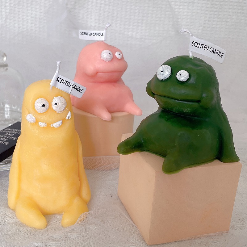 Cute Quirky Clay Figure Candle