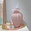 French Teardrop Wave Glass Vase