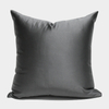 Grey Abstract Pattern Throw Pillow