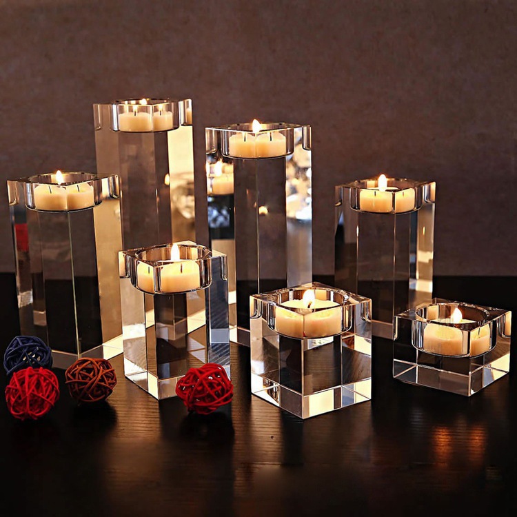 Romantic Crystal Candle Holder