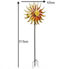 Outdoor Metal Sun Wind Spinners for Yard Garden Decor
