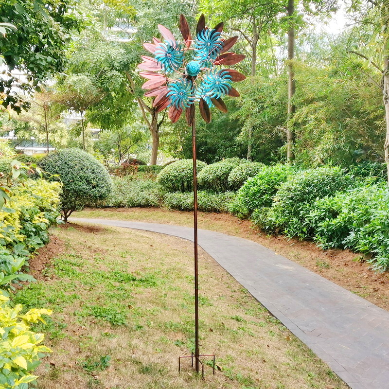 Easy Spinning Kinetic Wind Spinner for Outside Graden