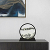 Flowing Sand Painting Moving Sand Art Picture Round Glass 