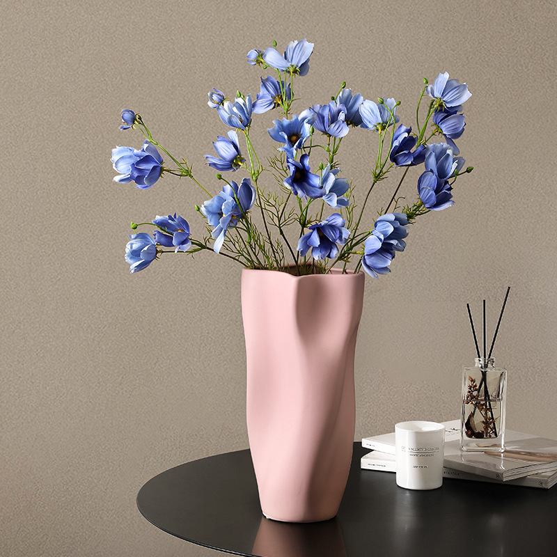 Water Ripples Morandi Ceramic Vase