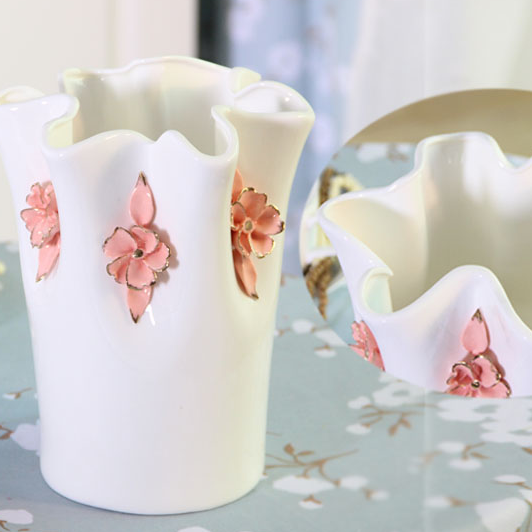 Ceramic Flower Shaped Vase