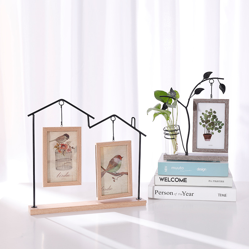Creative Iron Photo Frames And Hydroponic Decoration