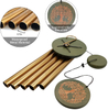 Memorial Wind Chimes Engrave Tree of Life Garden Hanging Decor 
