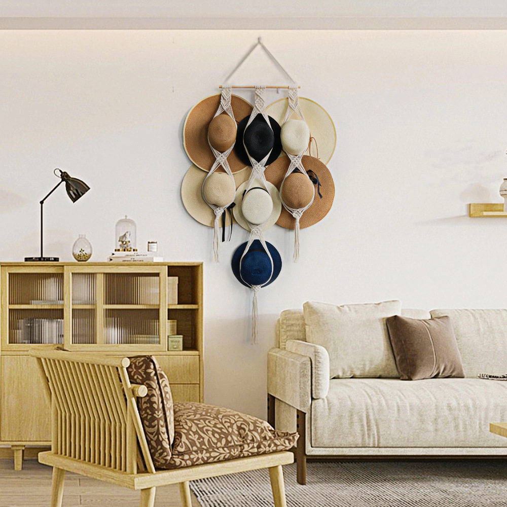 Hat Storage Rack Wall Decor