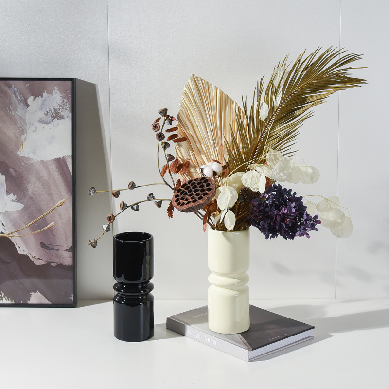 Modern Minimalist Wide-mouth Flower Vase