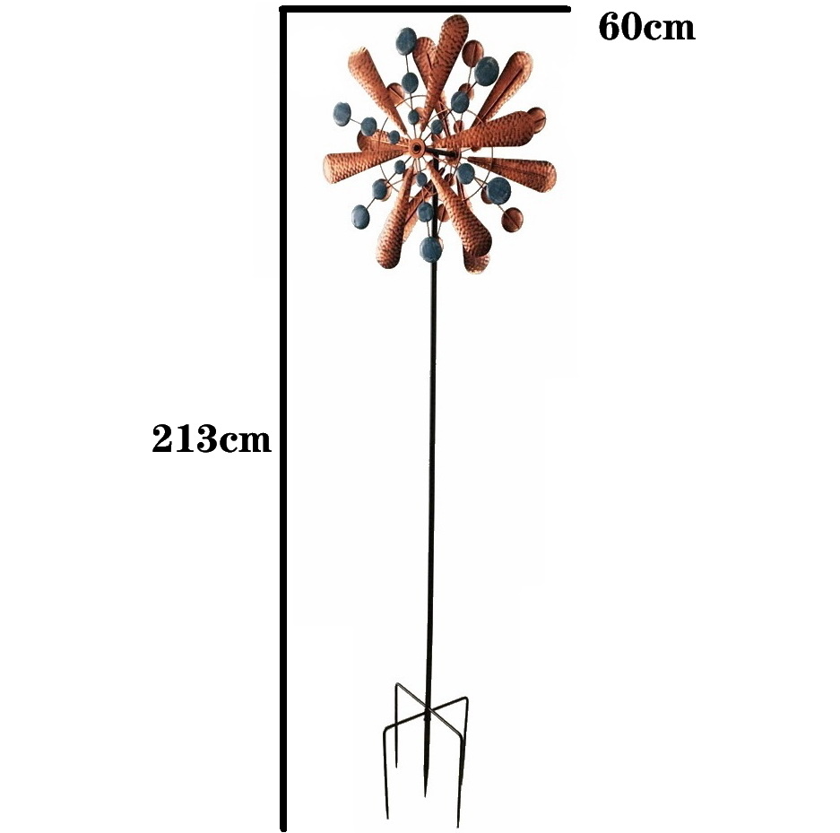 Kinetic Large Metal Wind Spinner Gaden Yard Decorations