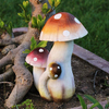 Garden Sculptures Statues Outdoor Resin Simulation Mushroom