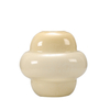 Cream Coloured Mid-vintage Style Glass Vase