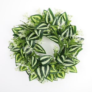 Faux Bamboo Wreath Artificial Home Office Decorative