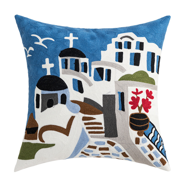 Mediterranean Style Throw Pillows