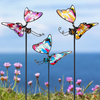 Butterfly Garden Stake Decor Yard Art Ornaments