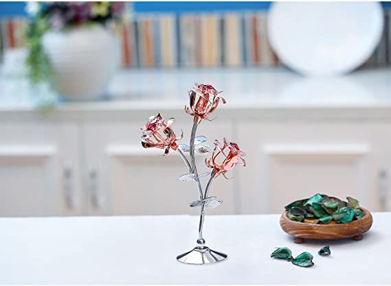 Metal Everlasting Rose Home Decor