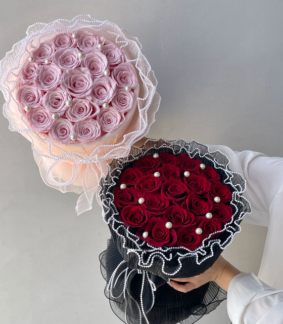 Mermaid Yarn Preserved Flower Bouquet