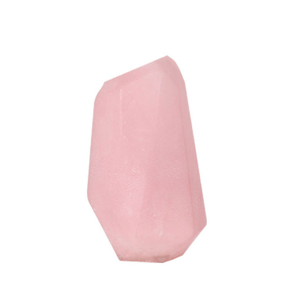Luxury Pink Faceted Handmade Glass Home Decorative Vase