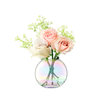 Pearl Iridescent Glass Vase 