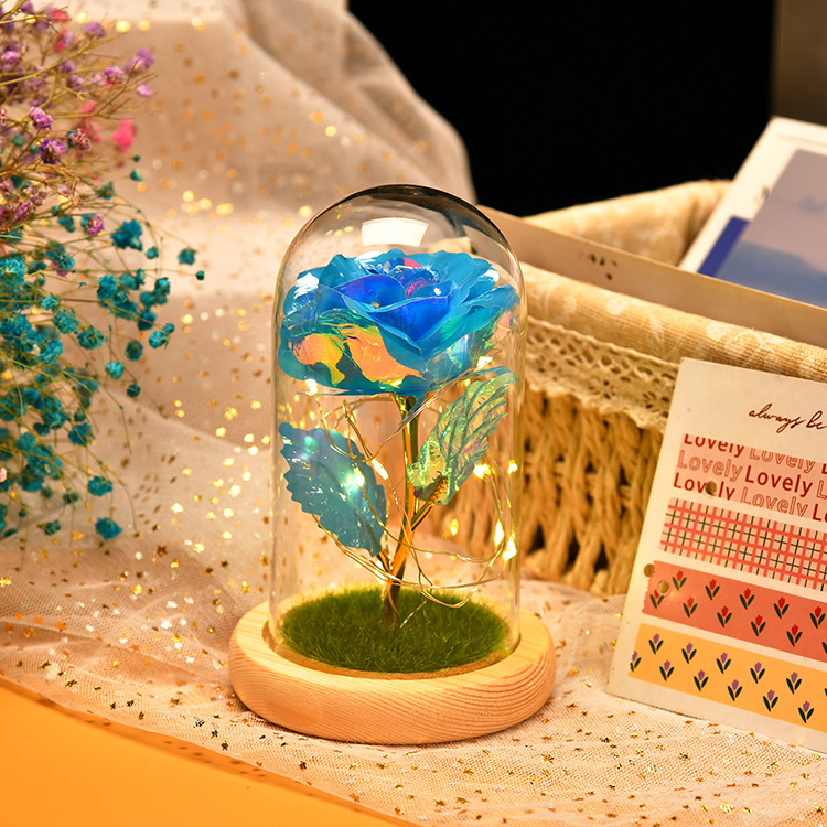 Gold Foil Rose Perpetual Flower