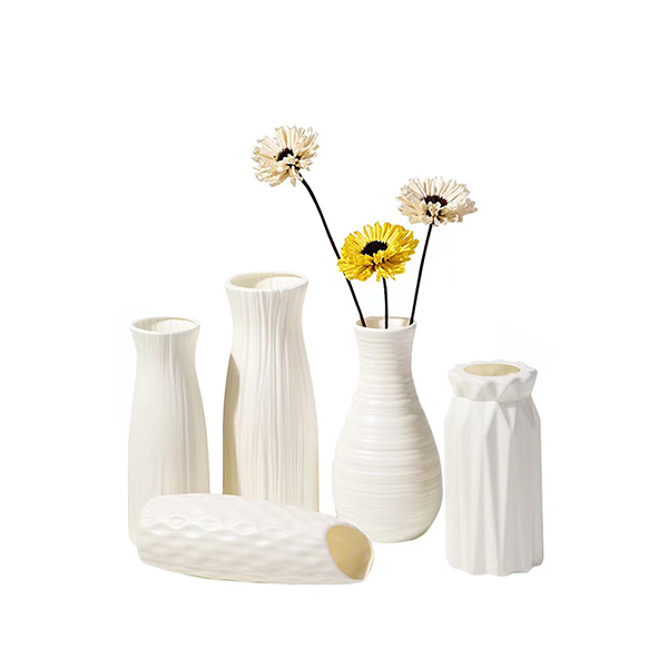 Nordic White Minimalist Vase