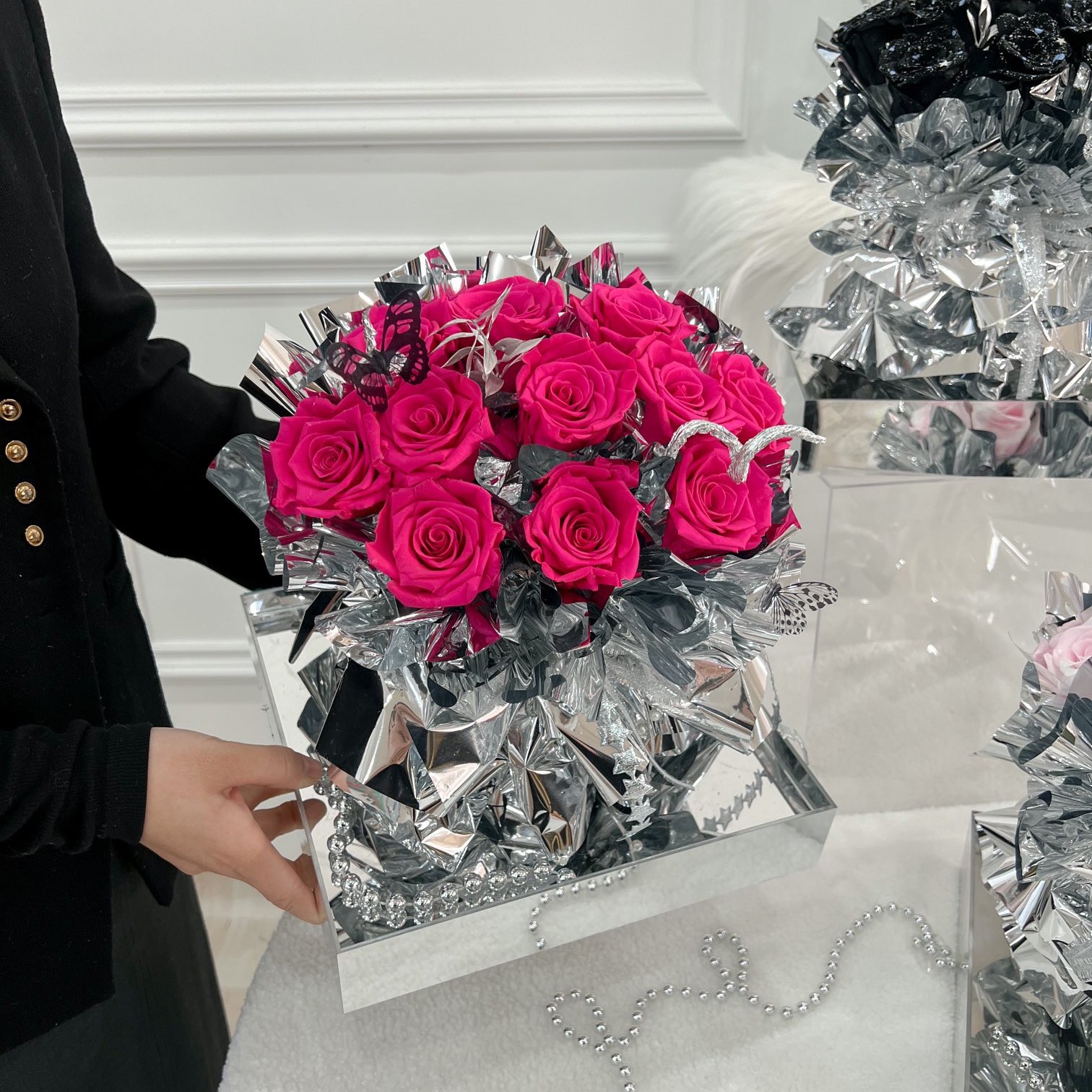 New Acrylic Rose Box