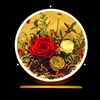 Table Light Preserved Flowers Gift USB Desktop Decor Ornament