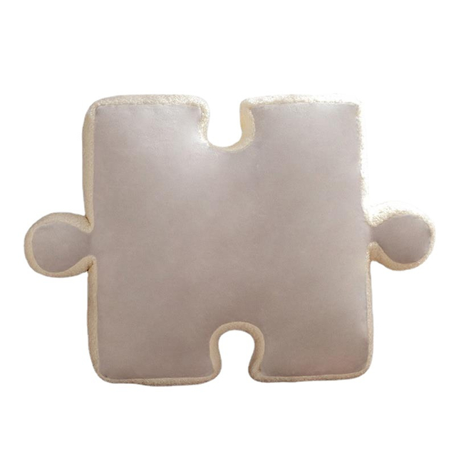 Jigsaw Shape Throw Pillow