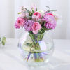 Pearl Iridescent Glass Vase 