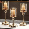 Glass Candle Holder Romantic Candlelight Dinner Wedding Decoration