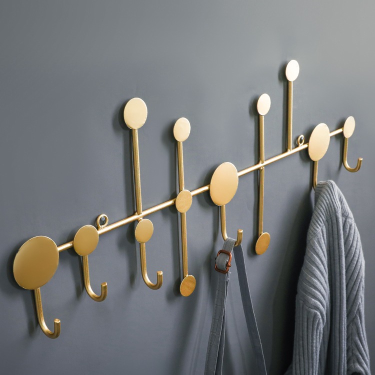 Gold Hook Wall Decoration Storage