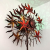 Golden Suns Dual Rotor Metal Wind Spinner Garden Decor Ornament