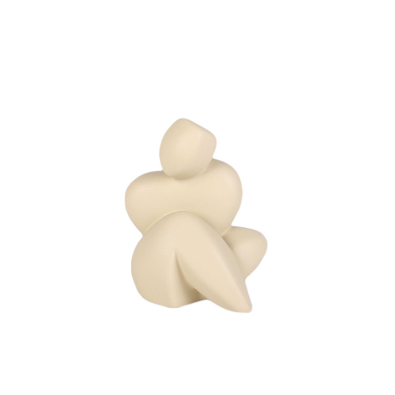 Abstract Sculpture Cute Accent Figurine for Home Decor Collection