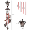 Sea Turtles Aluminum Tube Wind Chime Garden Decor 