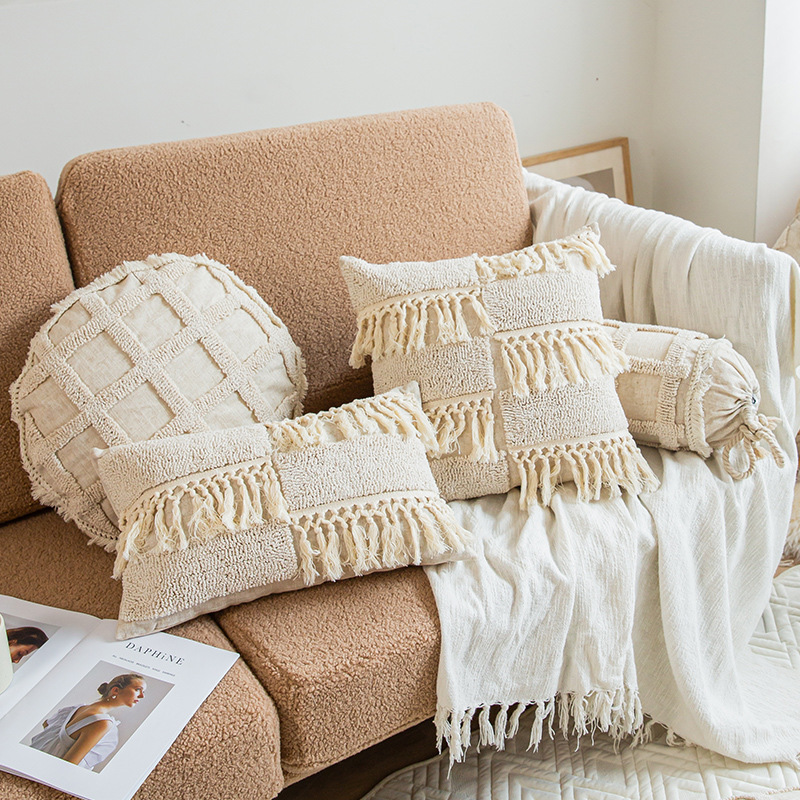 Handmade Tassel Throw Pillows