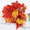 Artificial Maple Leaves Fake Fall Leaves Stems Plants Home Decor