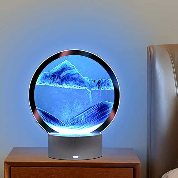 Moving Sand Art Pictures with LED Light