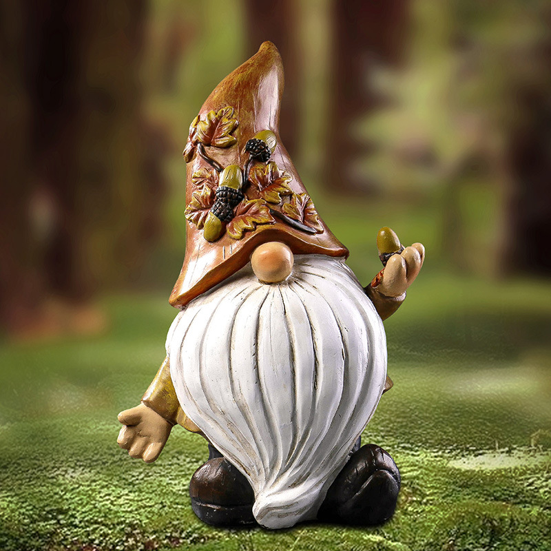 Outdoor Garden Gnome Statues Patio Yard Lawn Porch Decorations