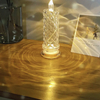Rose Pattern LED Electronic Candle