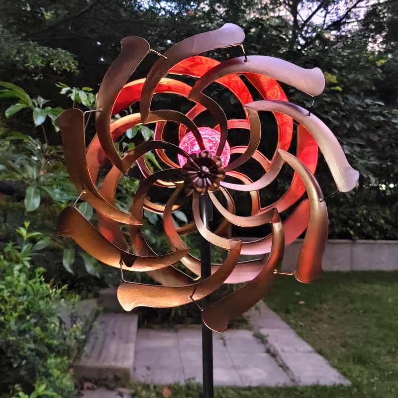 Metal Wind Spinners for Yard and Garden Decor Outdoor
