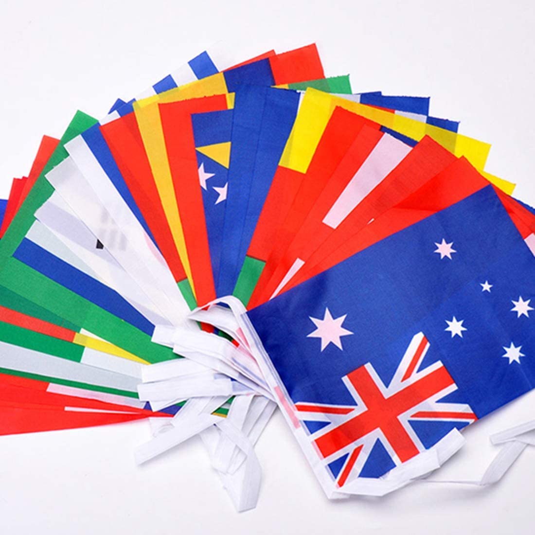 International Countries Flag Bunting Banners for Decorations