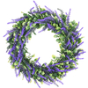 Artificial Lavender Wreath for Front Door 